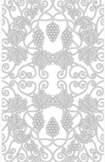 Concert Hall Grapes pattern