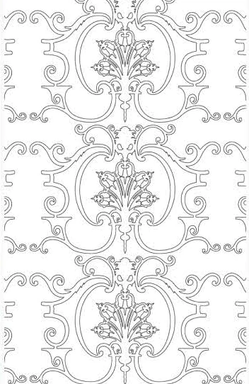 Trinity Hall Stairs pattern